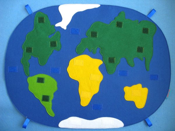 Поделка на тему материки