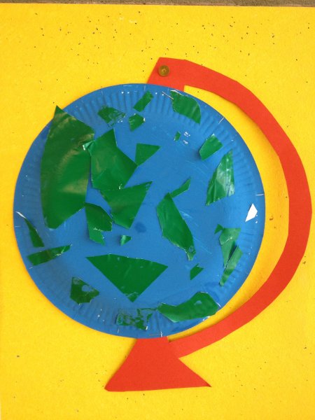 День земли аппликация для детей