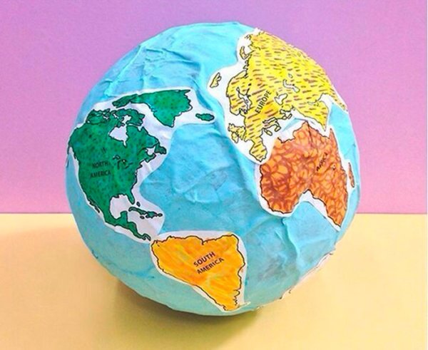 Макет планеты земля