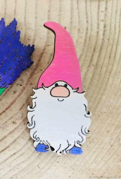 Новогодние гномики из бумаги и картона