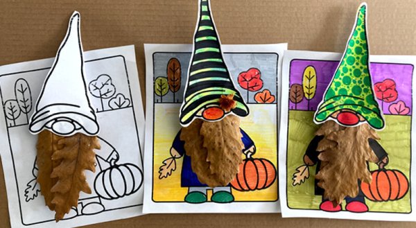 Аппликация гномик