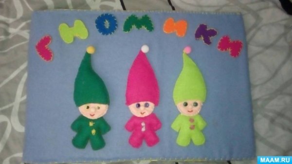 Аппликация гномики в средней группе