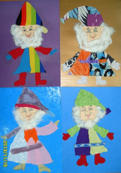 Аппликация гномик