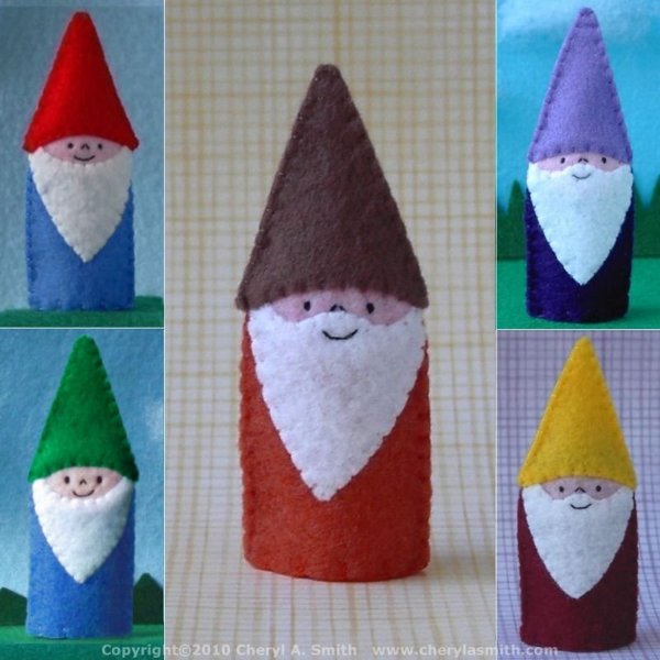 Гномик из втулки