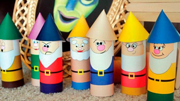 Поделки из втулок