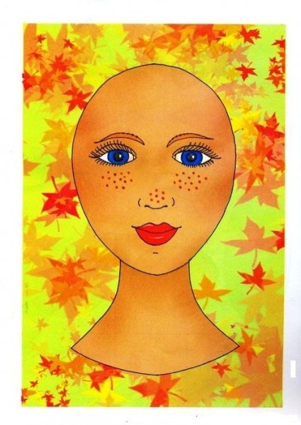 Лицо осени для детского сада