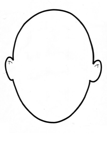 Заготовка для рисования лица