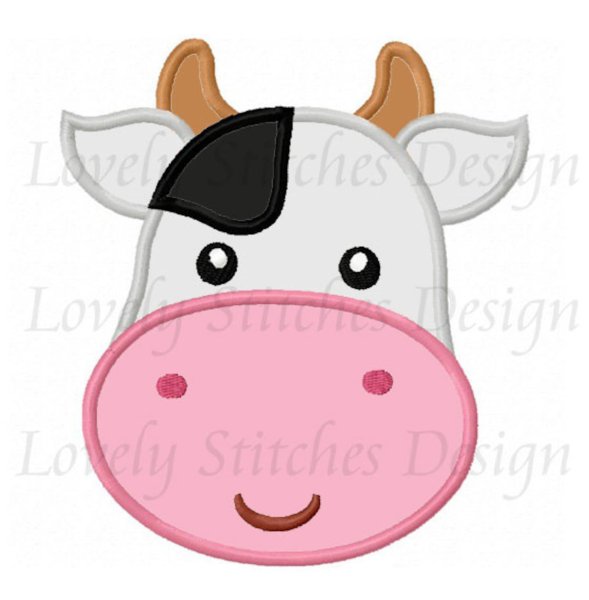 Бычок мордочка для аппликации