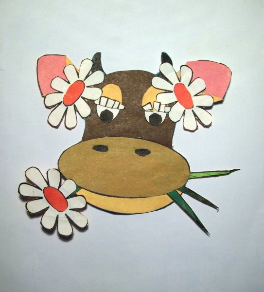 Объемная поделка корова