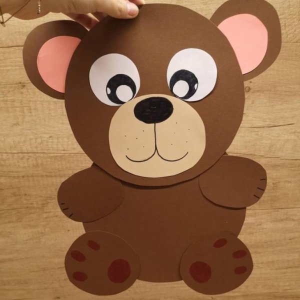 Объемная аппликация Медвежонок