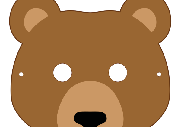 Маска медведь