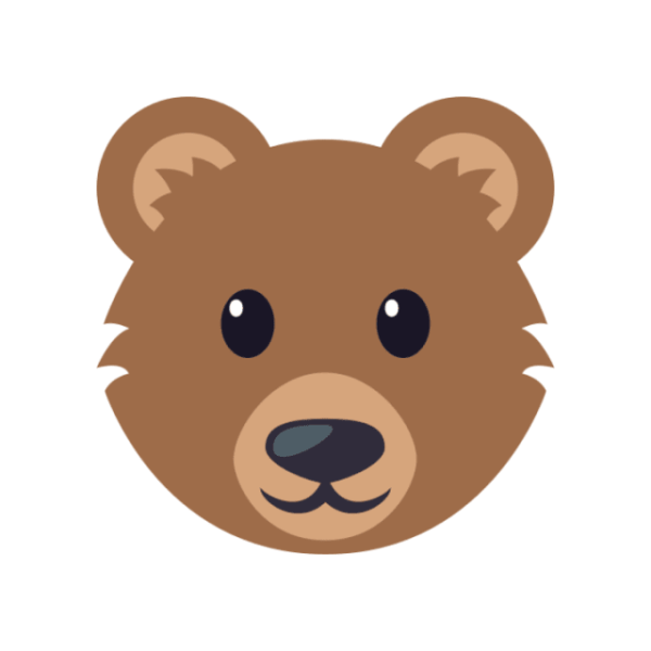 Морда медведя для детей