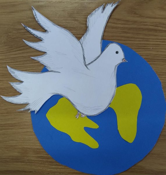 Голубь поделка из бумаги