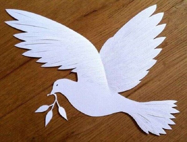 Поделка голубь