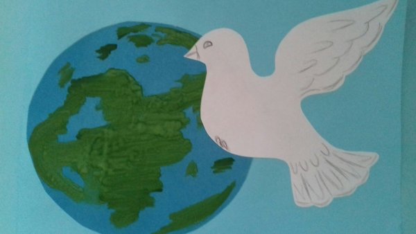Голубь мира старшая группа