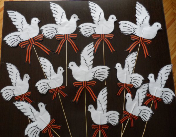 Поделка голубь