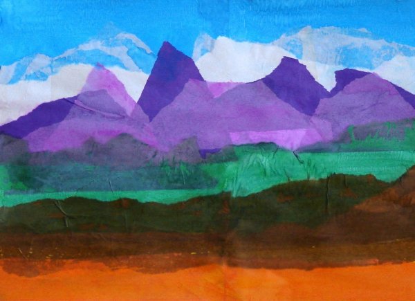 Горы из бумаги