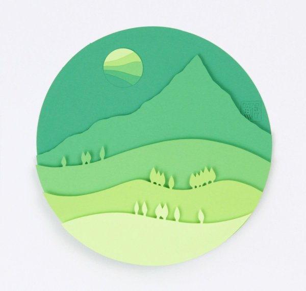 Горы из бумаги