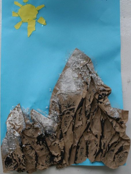 Аппликация горы