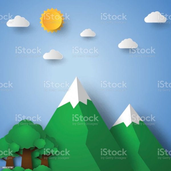 Горы из бумаги