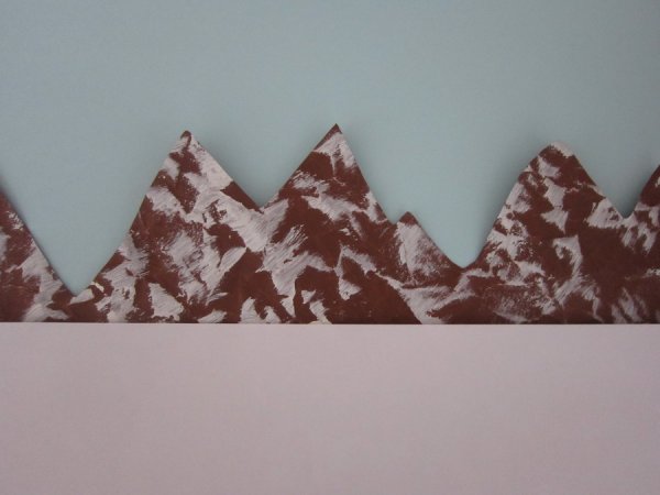 Горы из бумаги