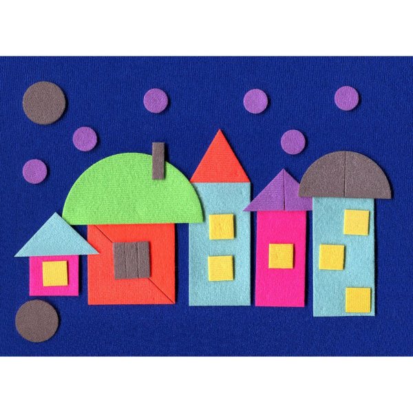 Аппликация домик