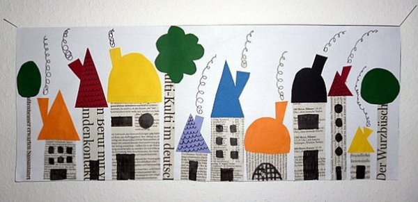 Коллаж аппликация для детей