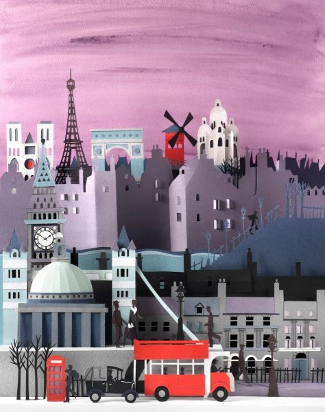 Хелен Масселвайт архитектура из бумаги