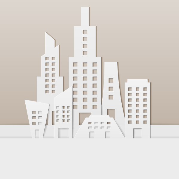 Архитектурные макеты из бумаги