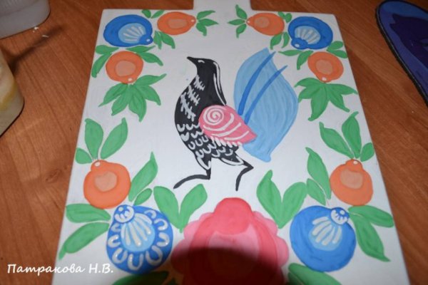 Аппликация Городец