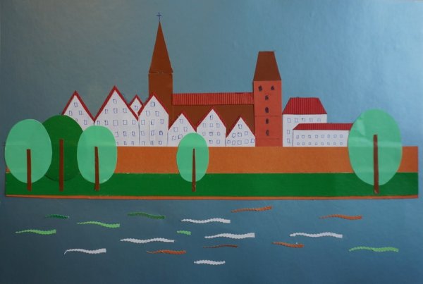 Аппликация город