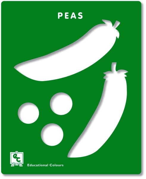 Горох шаблон