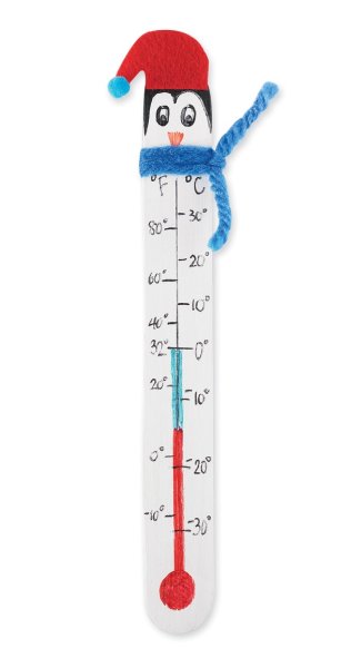 Модель термометра для дошкольников