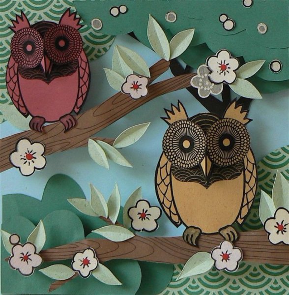 Бумажные картины Хелен Масселвайт