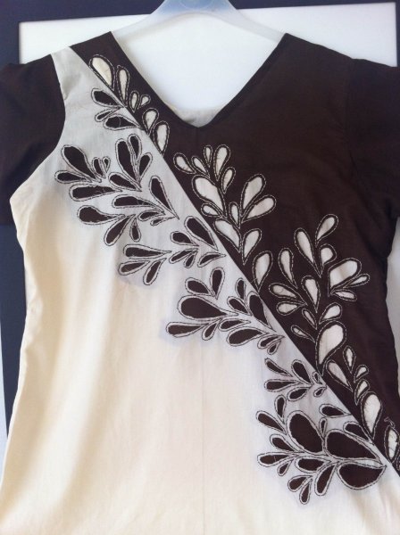 Аппликация на платье