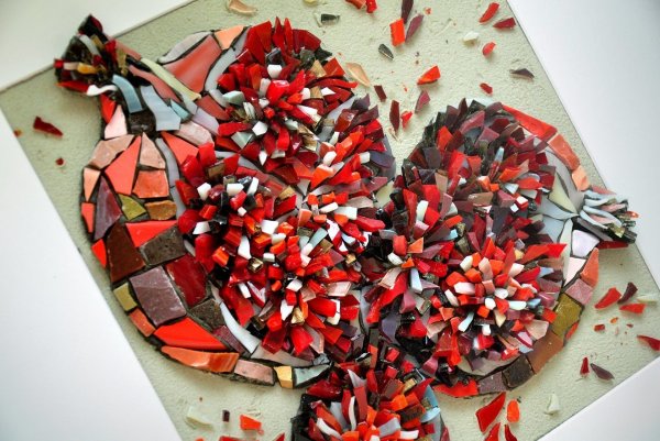 Мозаика гранат смальта