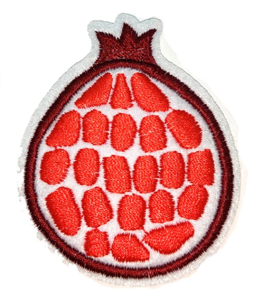 Хвостик фрукта граната аппликация
