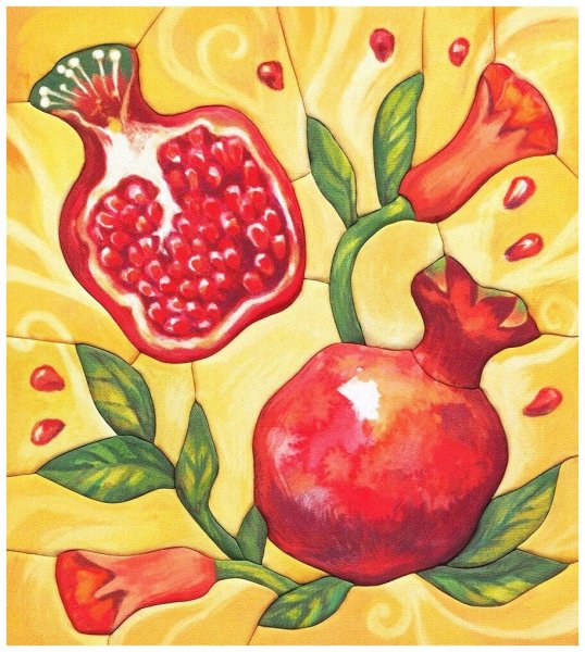 Стилизованные фрукты и овощи