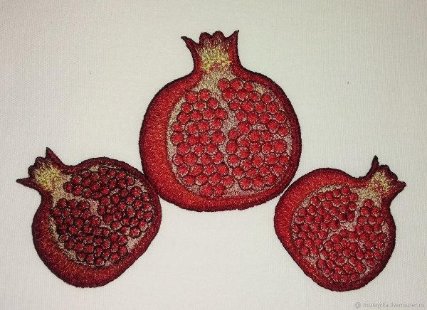 Гранат из аппликация