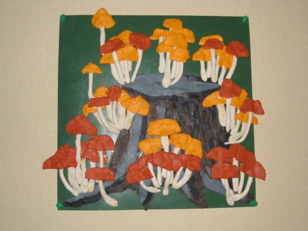 Аппликация грибы