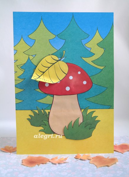 Аппликация 3 года