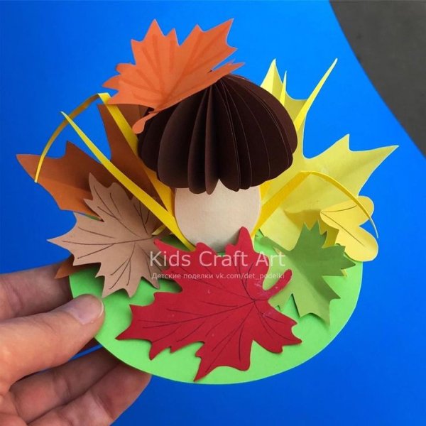 Поделки из цветной бумаги осень