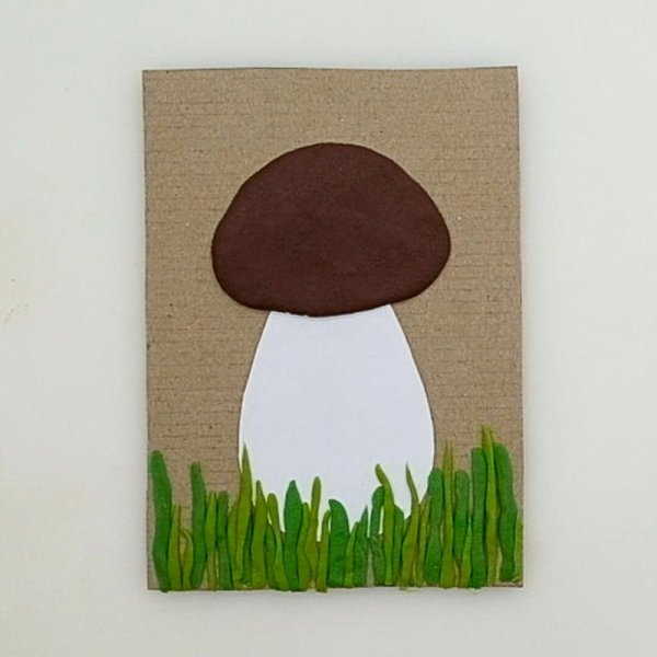 Аппликация грибочки