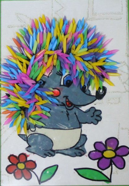 Аппликация пластилином