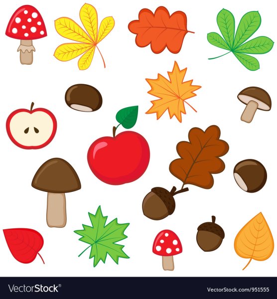 Листочек на грибочке