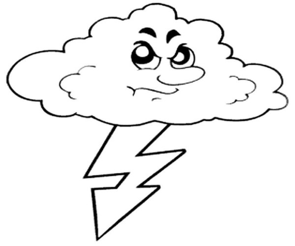 Молния рисунок