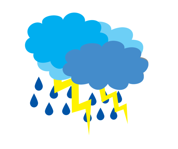 Тучка с дождиком