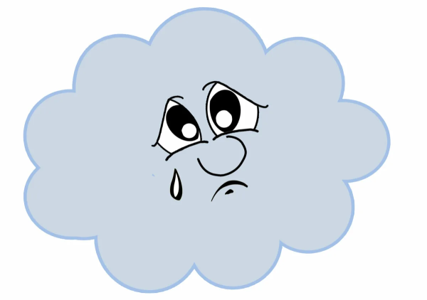 Грустная тучка