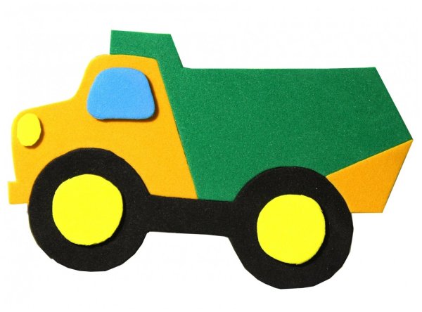 Машина аппликация для детей