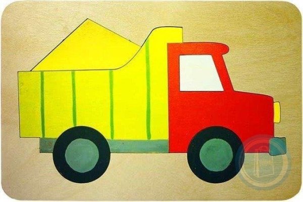 Грузовик аппликация для детей